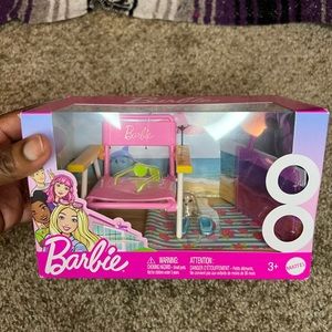 Barbie Lounging beach day